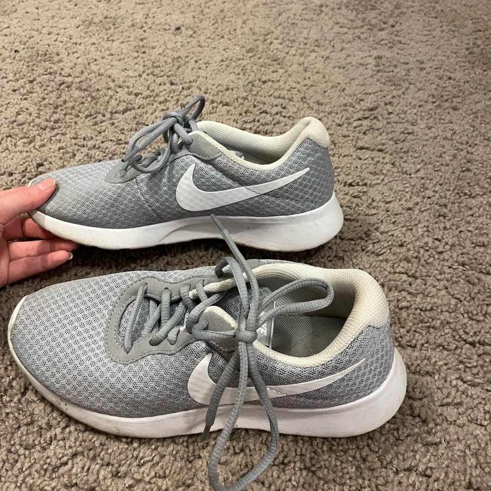 lightly used grey nike roche runs